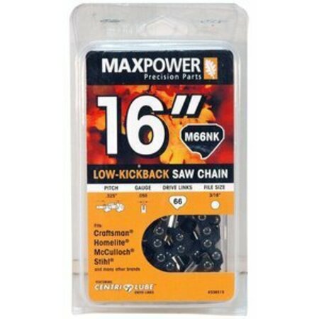 MAXPOWER 16 in. Chainsaw Chain.325 Dr Links 60M66nk 336515